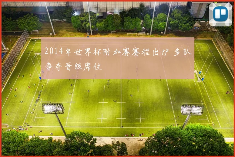 2014年世界杯附加赛赛程出炉 多队争夺晋级席位